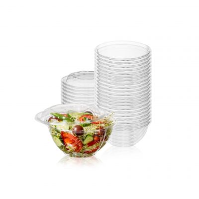 round Clear Plastic container 